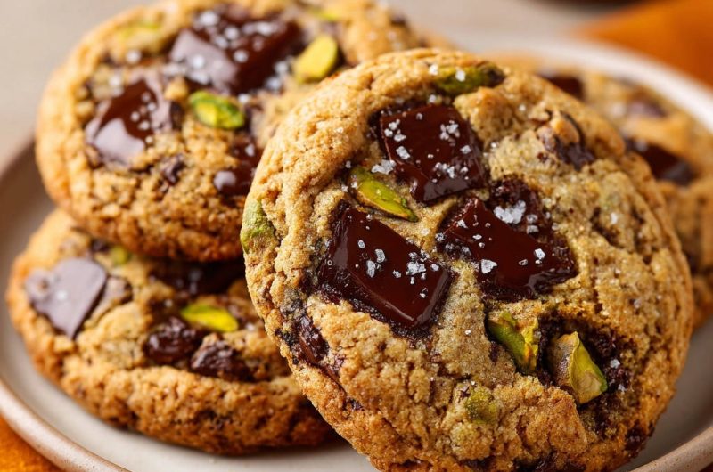 Schoko-Pistazien-Cookies