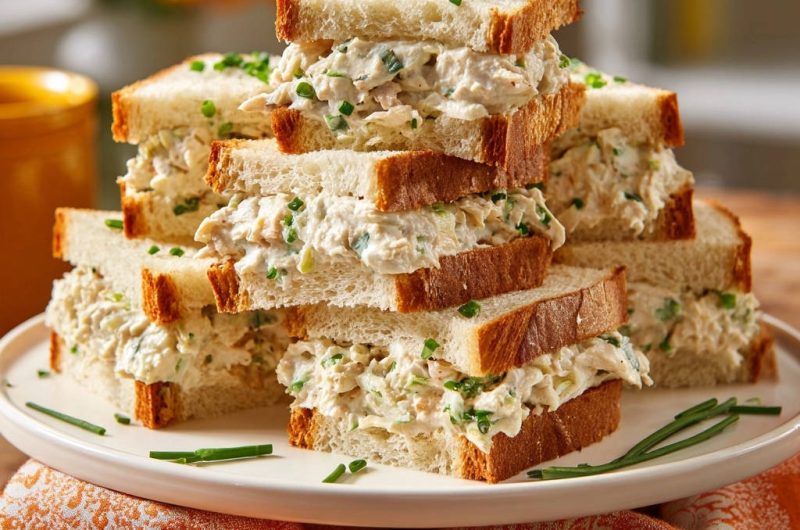 Cremige Hähnchensalat-Sandwiches