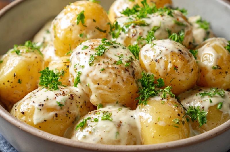 Cremige Kräuterkartoffeln