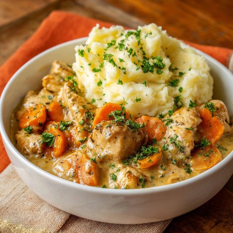 Cremiges Hähnchen mit Karotten: Nie wieder trocken, immer zart!