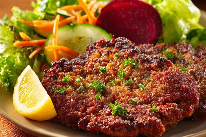 Goldbraunes Schnitzel