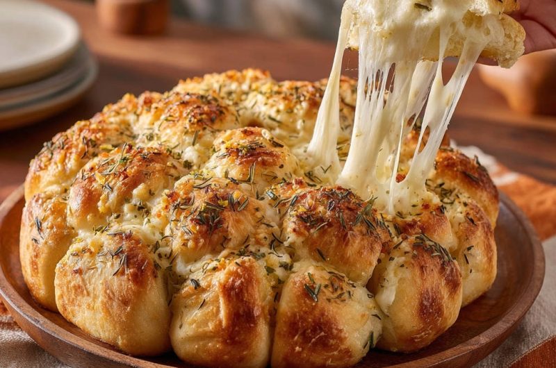 Käse-Knoblauch-Ziehbrot