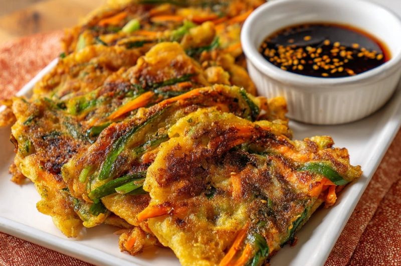 Koreanische Gemüsepuffer