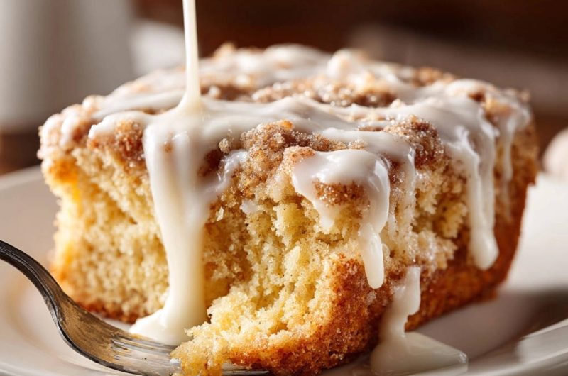 Omas Zimt-Streuselkuchen mit Guss