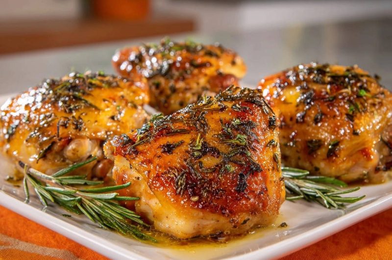 Rosmarin-Thymian-Hähnchenschenkel