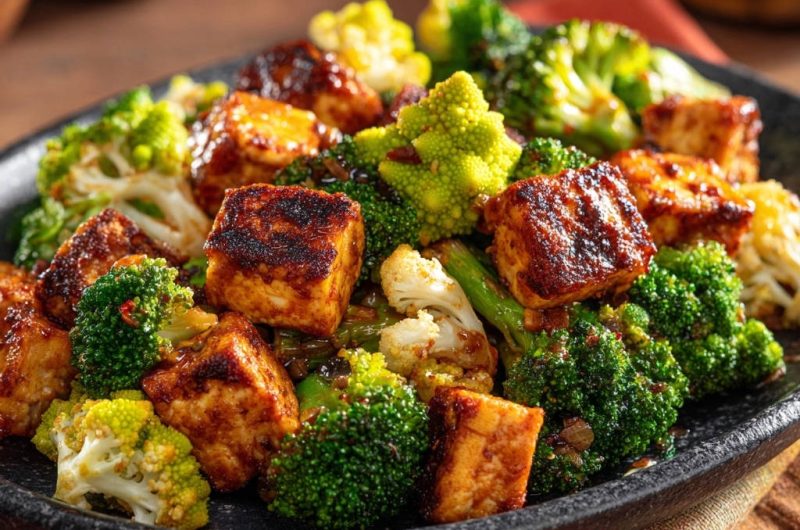 Tofu-Gemüse-Pfanne Asiatische Art