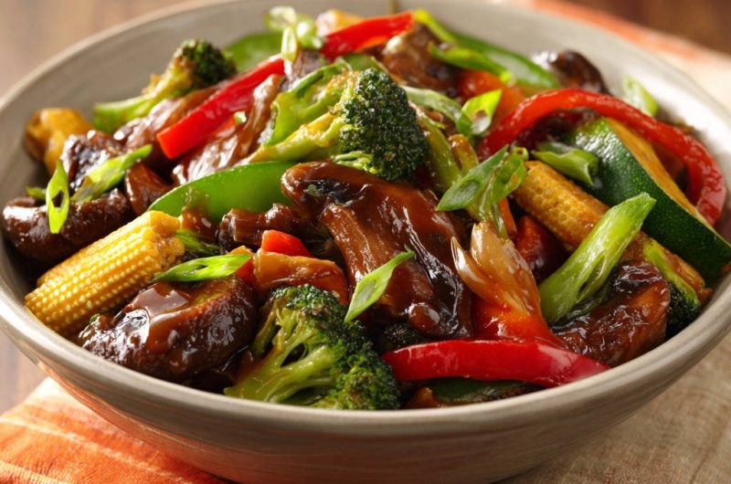 Wok-Pfanne Rindfleisch