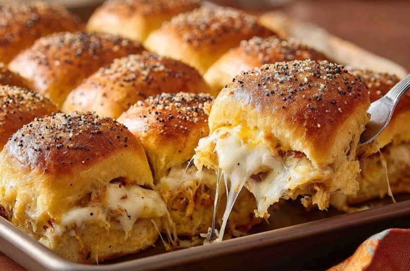 Hähnchen-Käse-Slider