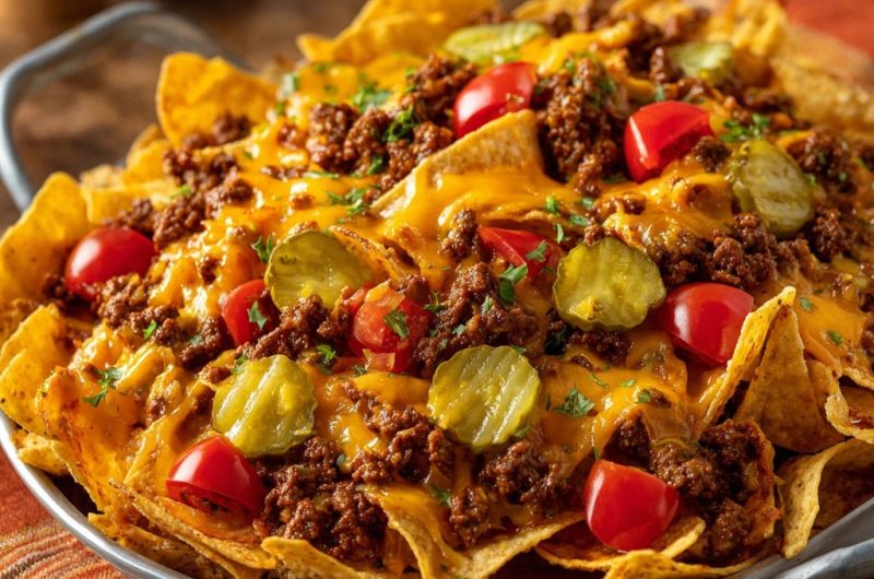 Rinderhack-Nachos
