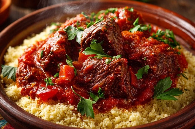 Rindfleisch-Tajine
