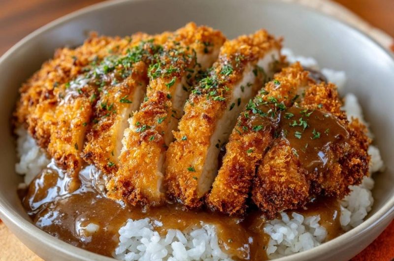 Chicken Katsu Don (Nie wieder abblätternde Panade!)
