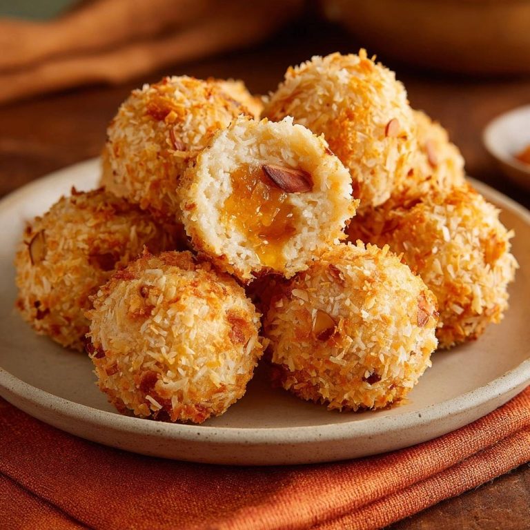 Gefüllte Aprikosen-Kokosbällchen: Nie wieder zerfallen!