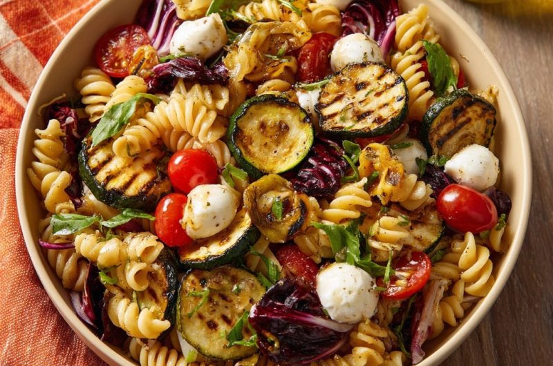 Gegrillter Sommer-Nudelsalat