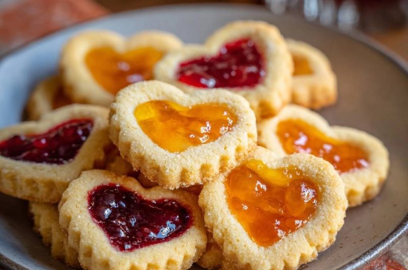 Herzige Marmeladen-Plätzchen (Nie wieder auslaufende Marmelade!)