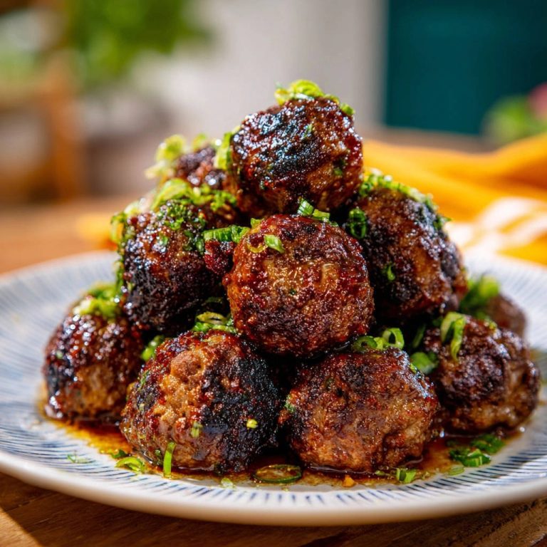 Karamellisierte Hackbällchen Deluxe: Geheimnis saftiger, glänzender Bissen