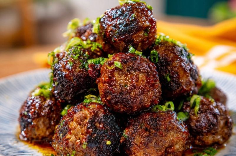 Karamellisierte Hackbällchen Deluxe