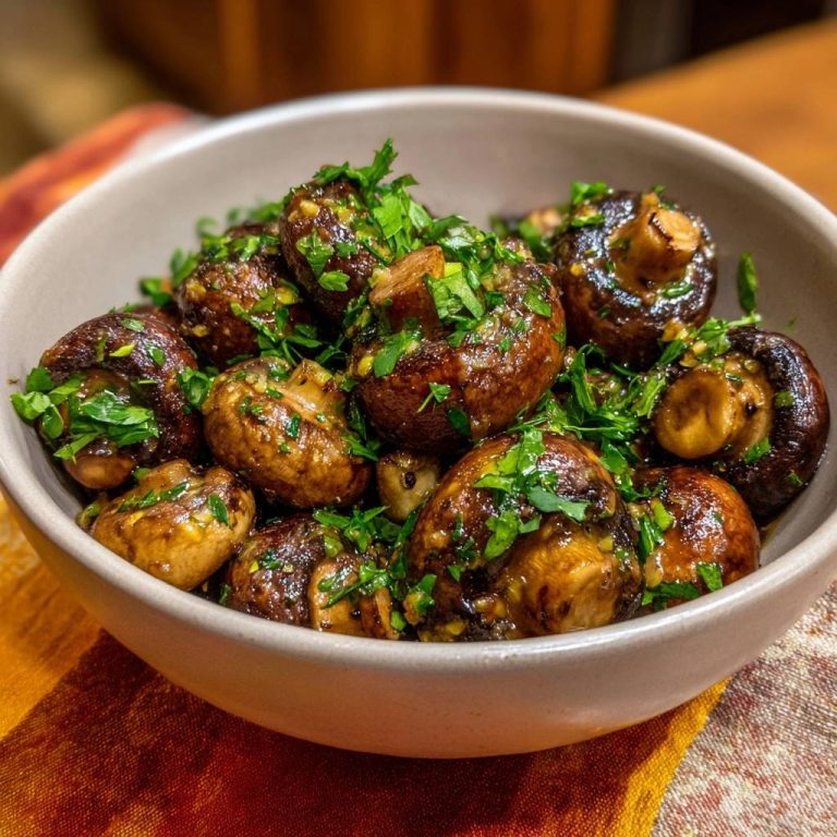 Knoblauch-Pilze (Nie wieder matschige Pilze!)