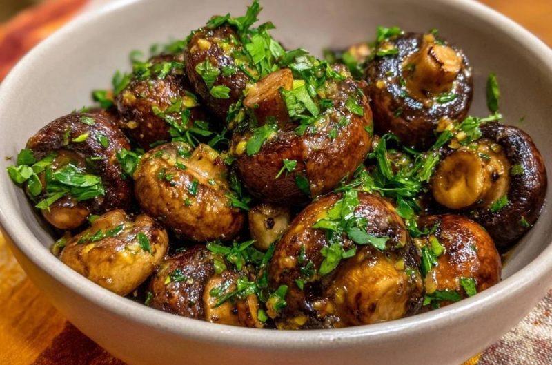 Knoblauch-Pilze (Nie wieder matschige Pilze!)