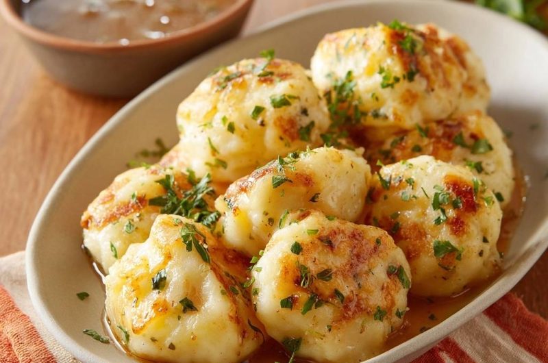 Knusprige Gebratene Kartoffelknödel