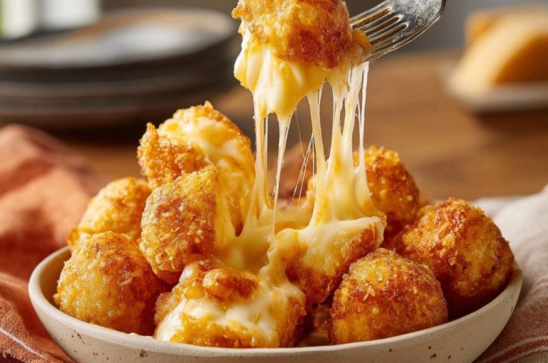 Knusprige Käsegefüllte Kartoffelbällchen