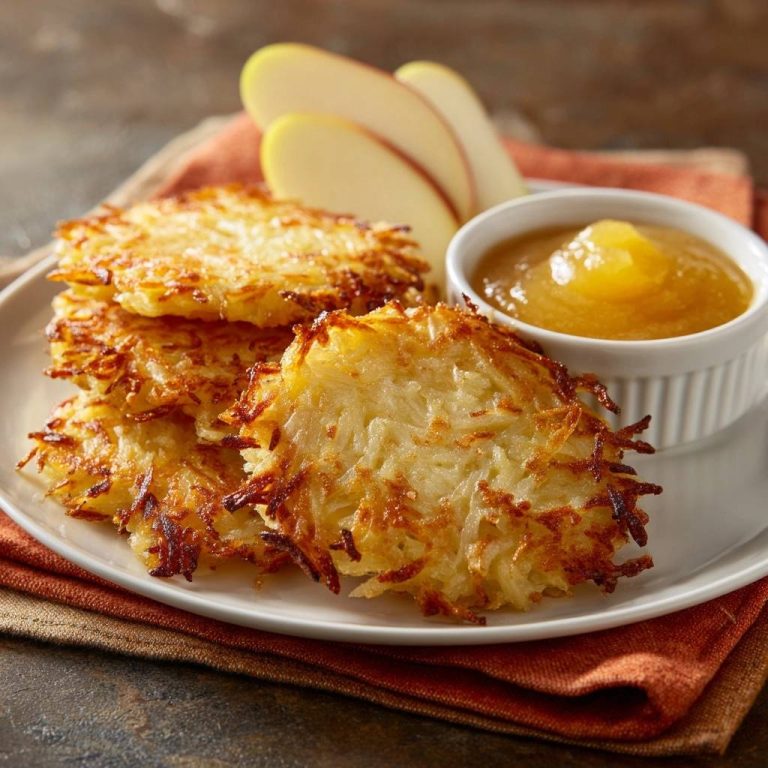 Knusprige Reibekuchen mit Apfelmus – Nie wieder matschig!