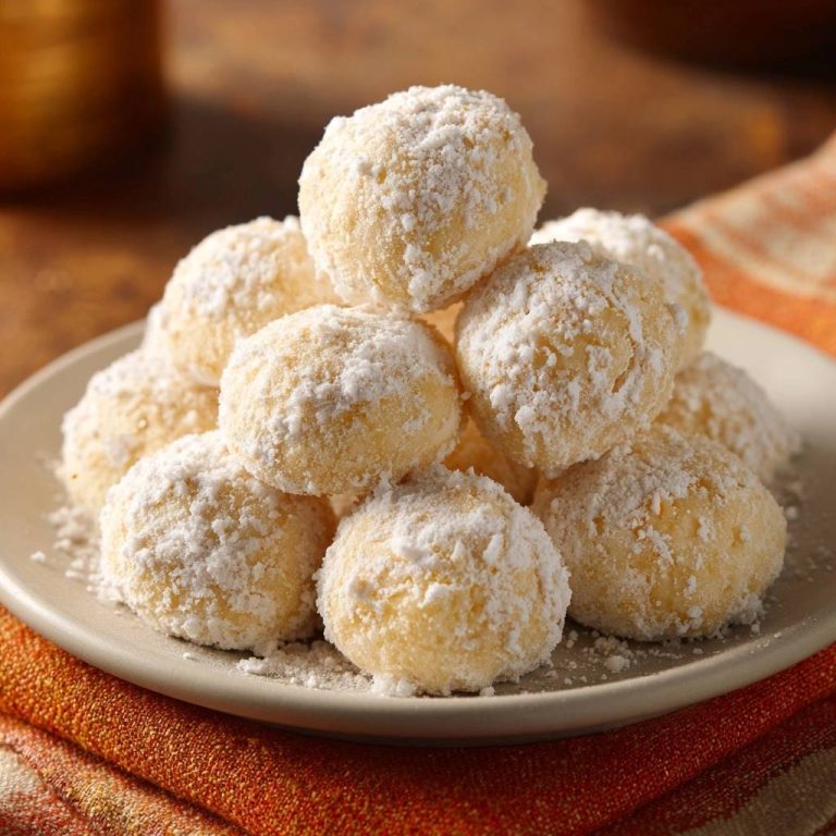 Knusprige Schneebällchen (Nie wieder auseinanderfallende Kugeln!)