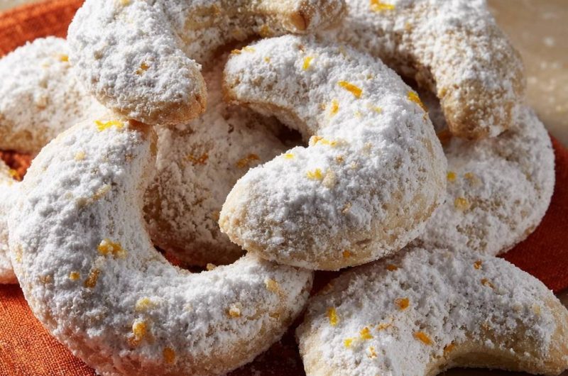 Mürbe Orange-Kipferl