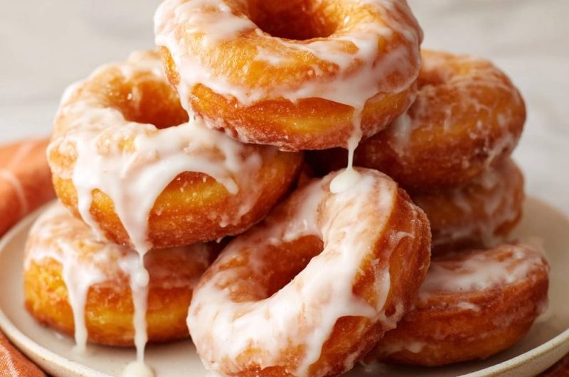 Perfekte Glasur-Donuts