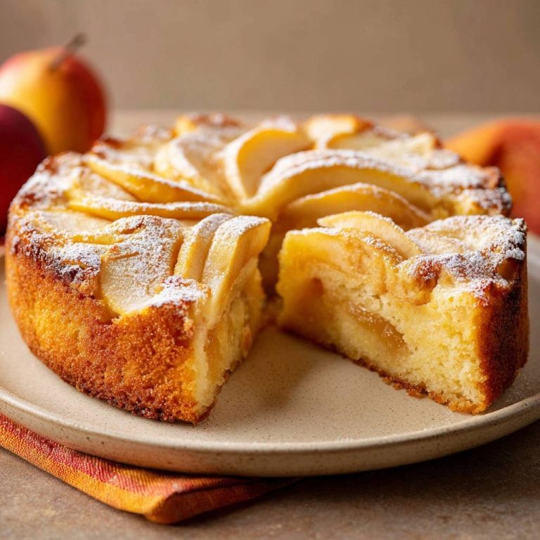 Saftiger Apfelkuchen (Nie wieder matschiger Boden!)