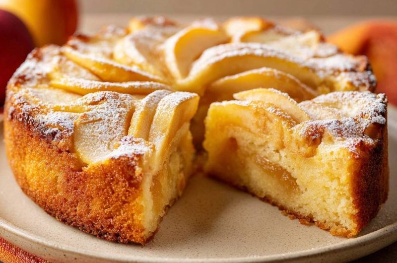 Saftiger Apfelkuchen (Nie wieder matschiger Boden!)