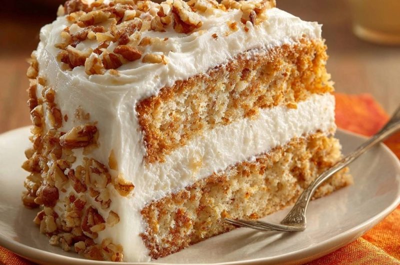 Saftiger Karottenkuchen mit Frischkäse-Creme