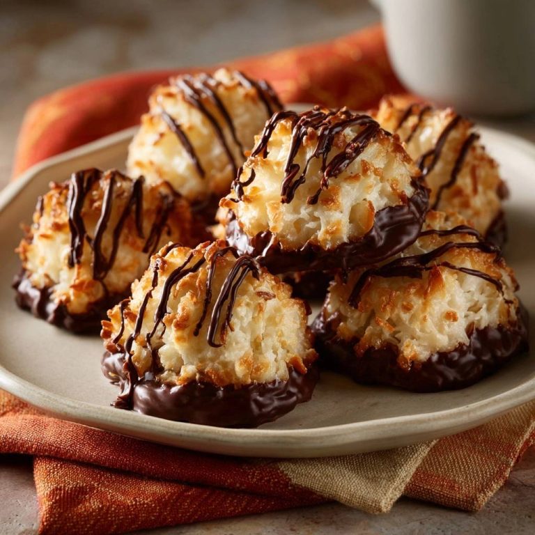 Schokoladen-Kokosmakronen (Nie wieder auseinanderfallende Makronen!)