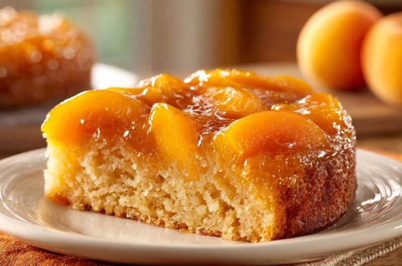 Aprikosen-Upside-Down-Kuchen