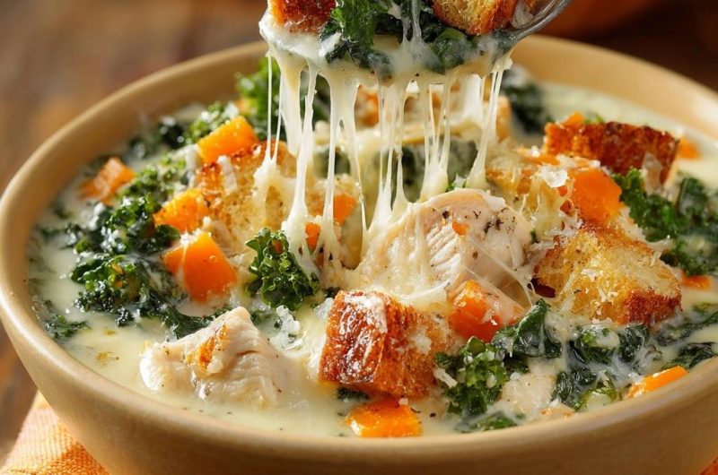 Hähnchen-Kale-Suppe