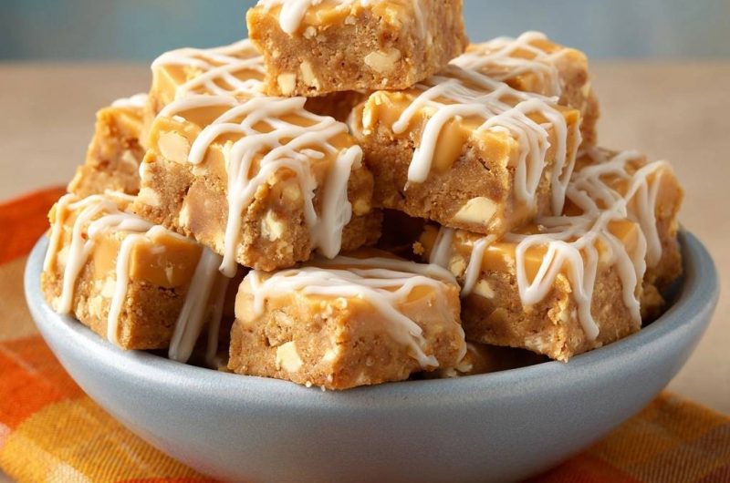 Erdnussbutter-Mandel-Fudge-Riegel