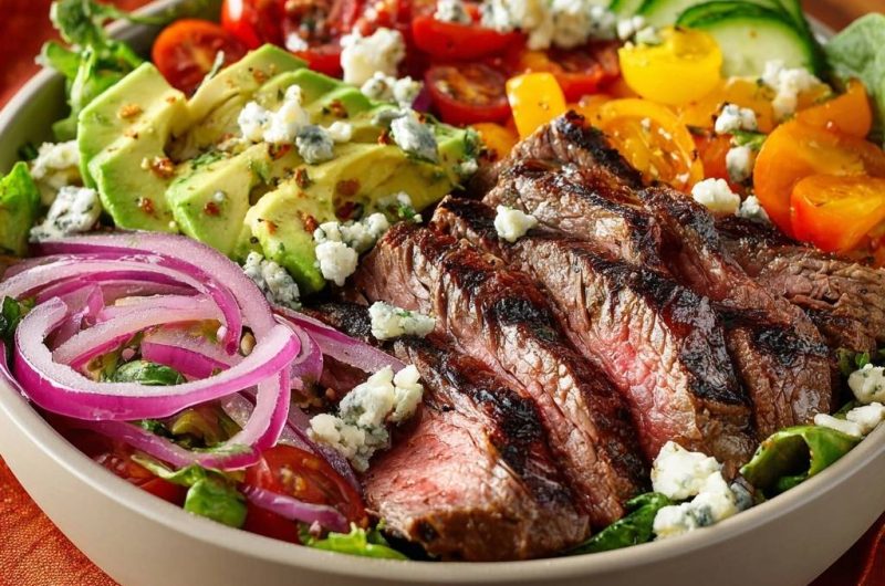 Steak-Salat