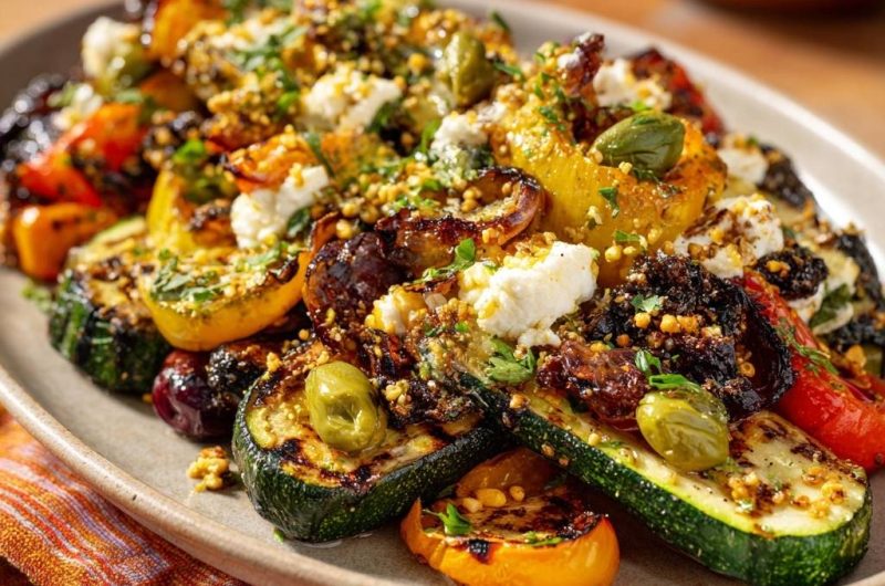Gegrilltes Sommergemüse