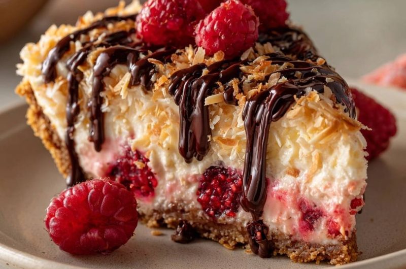 Himbeer-Kokos-Cheesecake