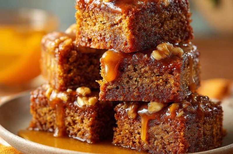 Karamell-Walnuss-Kuchen