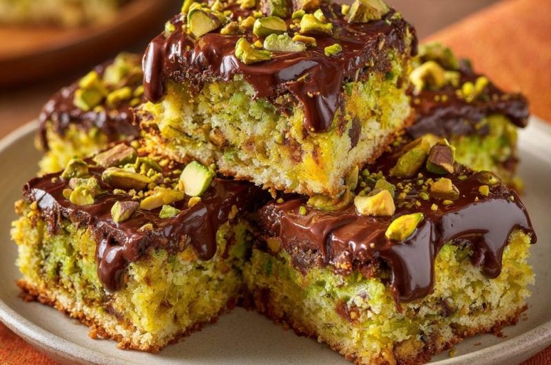 Pistazien-Schoko-Brownies