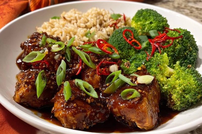 Teriyaki-Tofu