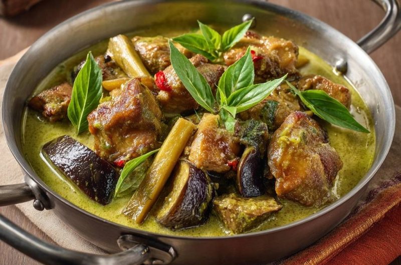 Grünes Curry Rind