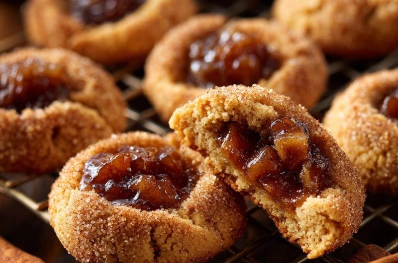 Apfel-Zimt-Daumenplätzchen (Nie wieder auslaufende Füllung!)