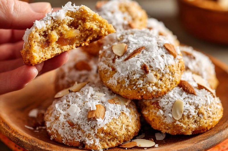 Aprikosen-Kokos-Makronen (Keine auslaufende Füllung mehr!)