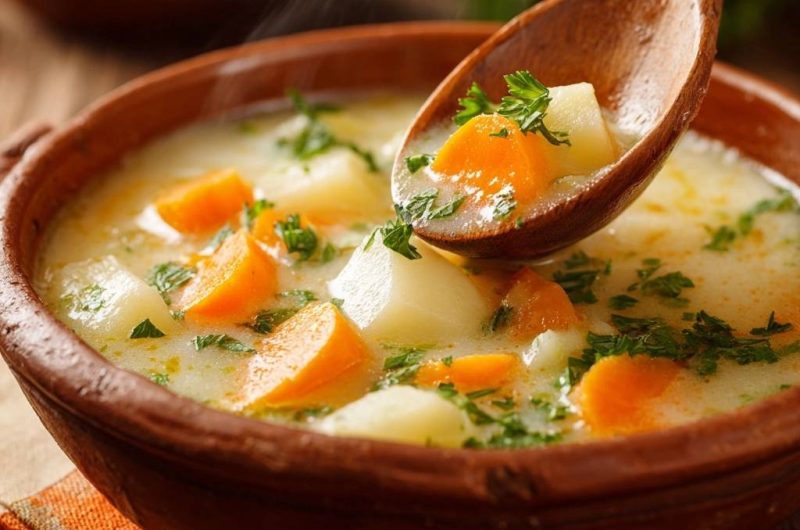 Cremige Kartoffel-Karotten-Suppe