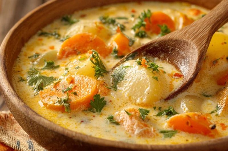 Cremige Kartoffel-Karotten-Suppe