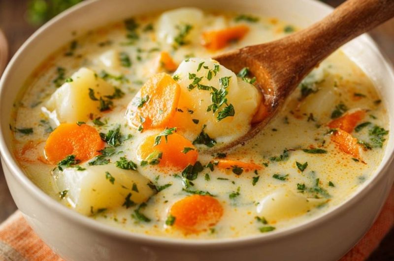 Cremige Kartoffel-Karottensuppe (Keine geronnene Sahne mehr!)