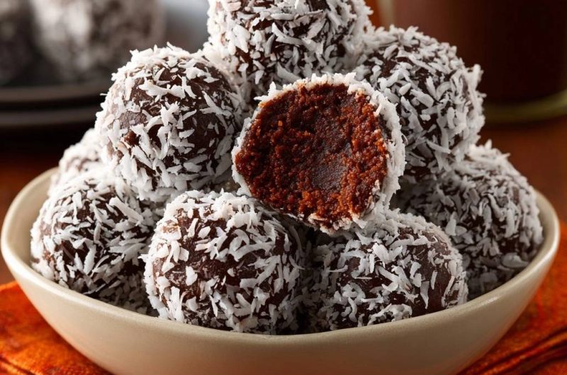Cremige Kokos-Schoko-Bällchen (Nie wieder zerfallende Bällchen!)