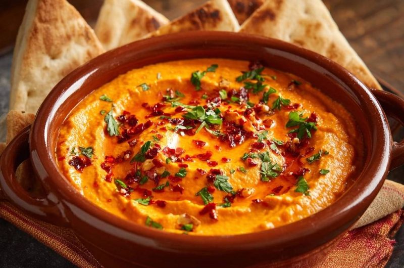 Cremige Muhammara - Orientalischer Paprikadip