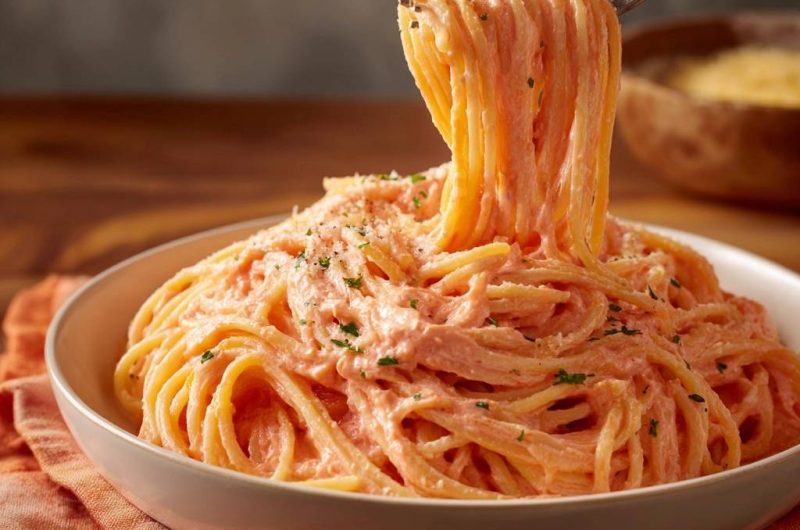 Cremige Tomaten-Spaghetti (Nie wieder geronnene Sahne!)